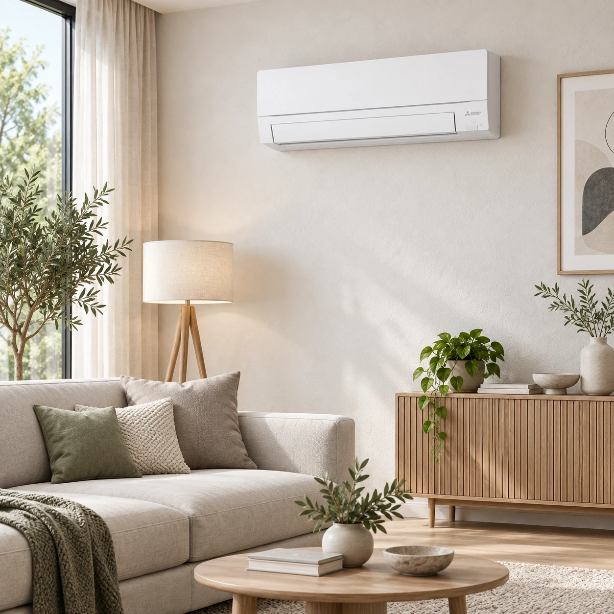 Mitsubishi Electric MSZ-FT NINJA Hyper Heating в модерен интериор